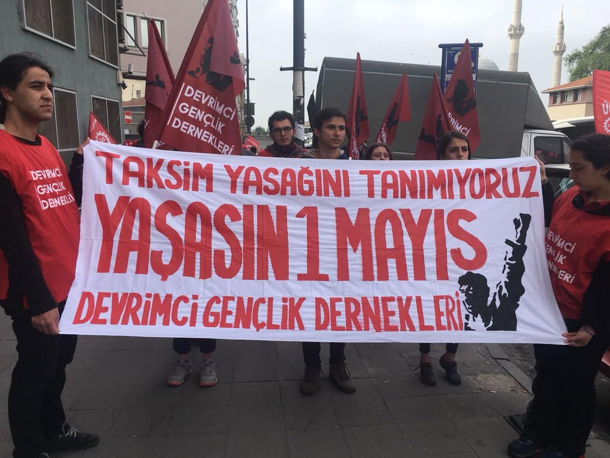 1 Mayıs Taksim Yürüyüşü: DGD'den Engellemelere Rağmen Kararlılık