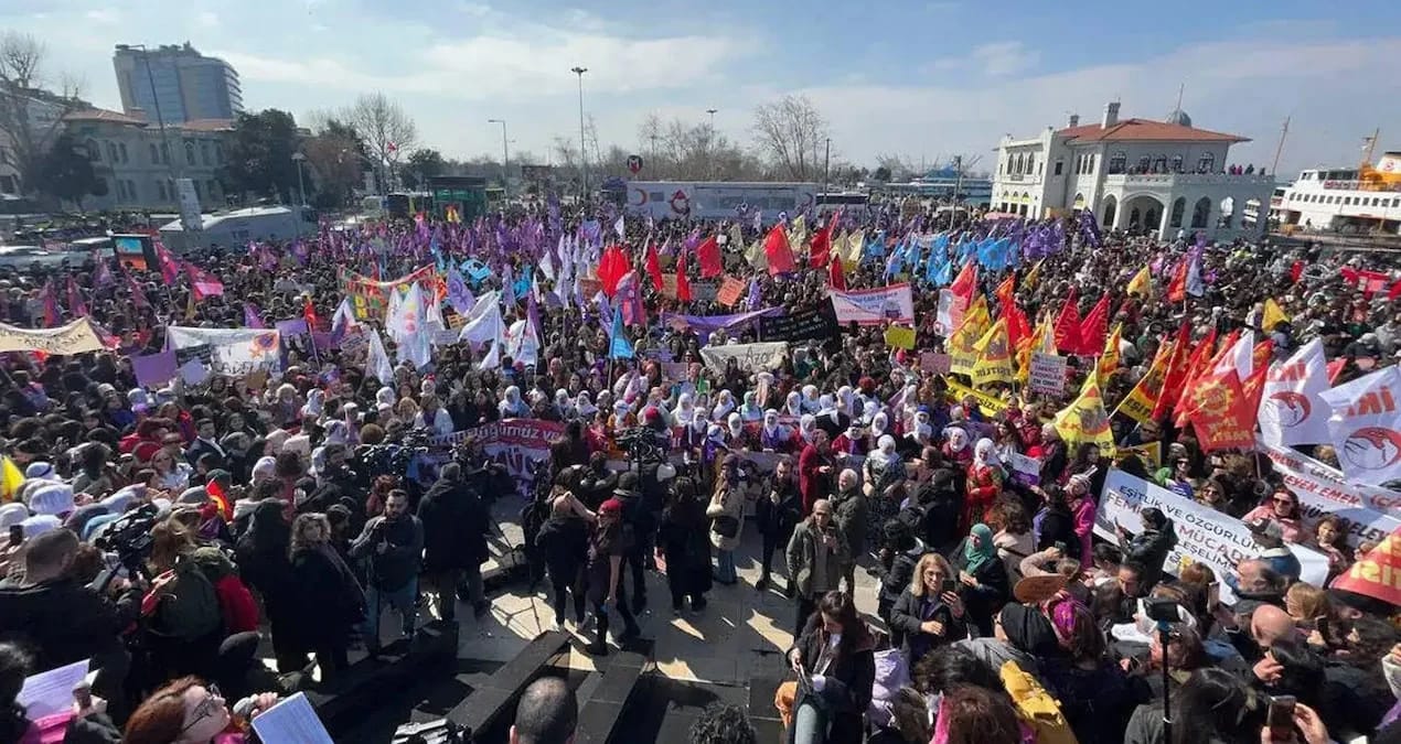 8 Mart Kadınlar Günü eylemi