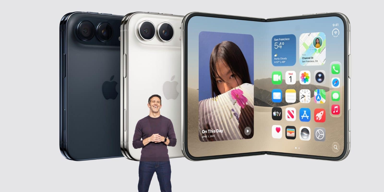 Apple'ın iPhone Duo'su 'En İyi Buluş' seçildi: Ternus, rakiplerin katlanabilir telefonlarını 'kalitesiz' buldu